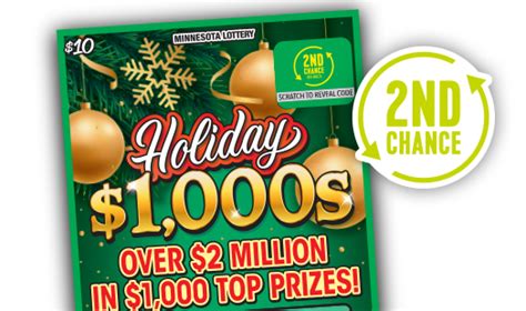 mn lottery second chance|mn lottery second chance winners.